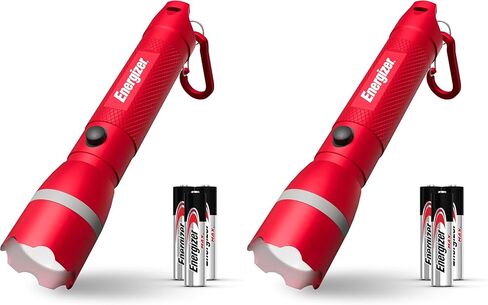مصباح يدوي إنرجايزر R-300 LED ضوء أمان للطوارئ، ضوء فلاش مقاوم للماء IPX4، ضوء طوارئ متين للاستعداد للأعاصير، البطاريات متضمنة in Kuwait