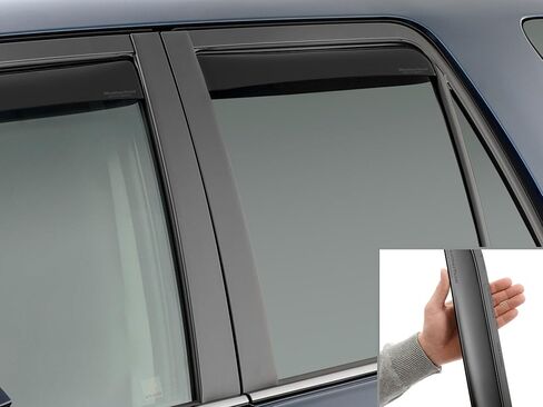 Weathertech Custom Fit Side Window Deflectors for Toyota 4Runner (81531IM), Dark Tint in Saudi Arabia