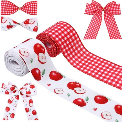 Softball Wired Edge Ribbon للاختلاف هدية 4 لفة 20 ياردة Sports Softball Ribbon for Pink Yellow Baseball Bday Bay Baby Shower Party Supply Diy Craft Wrappon in Kuwait