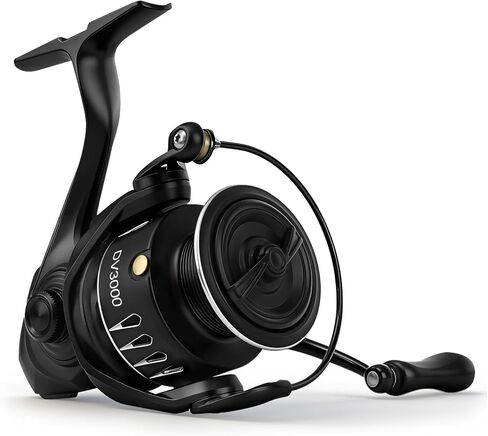 Jenseits Lightweight Spinning Fishing Reel, Sealed Carbon Fiber Up To 20 LB Max Drag, 5+1BB for Saltwater&Freshwater, 5.2:1 Gear Ratio,CNC Aluminum Spool,1000 Perfect for Ice Fishing, 2000-5000 Series in Saudi Arabia