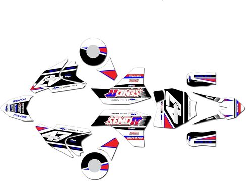 Graphics Kit for Mototec Pro 36V and 48V Electric Models Fresh Series Magenta-Shift 9 Mil - Easy Go - Dirt Pit Bike Motorcycle Sticker, Dirtbike Racing Decal Motocross no-Plastics in Saudi Arabia