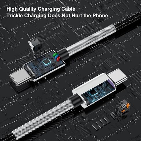 كتلة شاحن سريع للآيفون، قابس شاحن حائط مع سلك كابل USB C طويل إلى Lightning بطول 10 أقدام، صندوق مكعبات محول طاقة للشحن من النوع C لهاتف Apple iPhone 14/14 Pro Max/14 Pro/13/13 Pro/12/12 Mini/11 in Kuwait