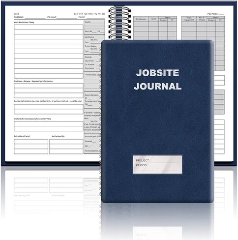 Chiazllta Gublicite Journal 7x10 بوصة البناء اليومية سجل سجل غير مؤرخ سجل السجل المخطط مع PU Cover Leather in Kuwait