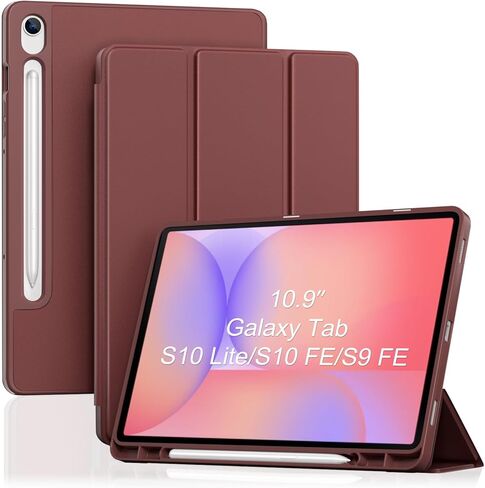 ProCase Smart Case for Galaxy Tab S10 Lite/S10 FE/S9 FE 10.9-Inch with S Pen Holder, Trifold Stand Folio Cover with Soft TPU Back for 10.9" Galaxy Tab S10 Lite/S10 FE/S9 FE -Navy in Saudi Arabia