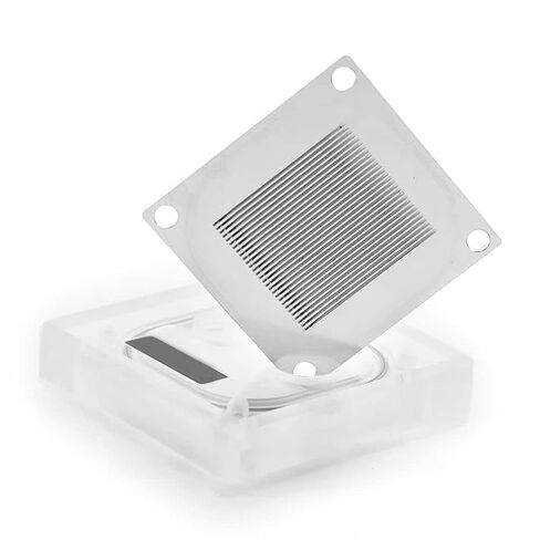 Dracaena.io AMD CPU Water Block، 63x63mm مبرد مياه RGB معدني كامل لمقبس وحدة المعالجة المركزية AM4/AM5، النحاس/الألومنيوم/الأكريليك، خيوط G1/4، ميكروفين 0.4 مم، إضاءة سيمفونية RGB 5 فولت in Saudi Arabia