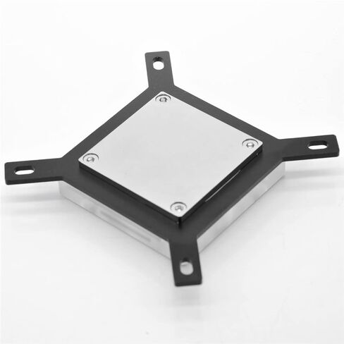 Dracaena.io AMD CPU Water Block، 63x63mm مبرد مياه RGB معدني كامل لمقبس وحدة المعالجة المركزية AM4/AM5، النحاس/الألومنيوم/الأكريليك، خيوط G1/4، ميكروفين 0.4 مم، إضاءة سيمفونية RGB 5 فولت in Saudi Arabia