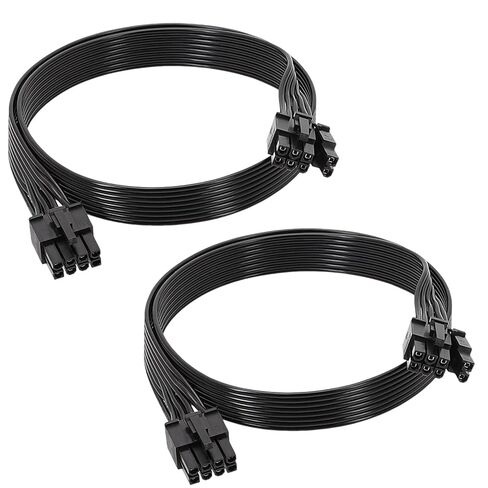 كابل PCIE 8 سنون، كابل طاقة ذكر 8 سنون إلى 6+2 ذكر GPU، متوافق مع Corsair، Thermaltake، مزود الطاقة المعياري ARESGAME (ليس لـ EVGA PSU) in Kuwait