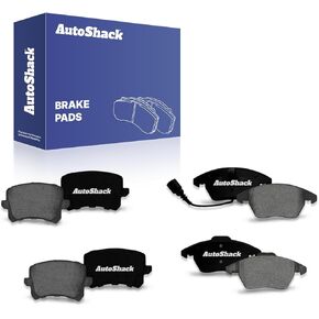 AutoShack Front & Rear Ceramic Brake Pad Set Replacement for 2012-2017 Volkswagen Tiguan 2017-2018 Volkswagen Tiguan Limited 8-PC in Saudi Arabia