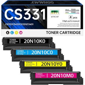 CS331 20N10K0 خرطوشة الحبر الأسود متوافق مع Lexmark CS331 الحبر من أجل CS331 ، CS431 ، CX331 ، CX431 الطابعات (1 أسود ، مع رقاقة) in Kuwait