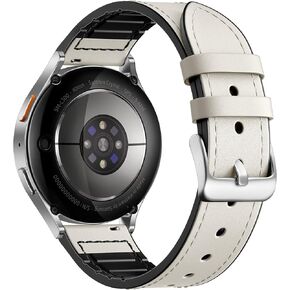 أحزمة Adorve الجلدية متوافقة مع Samsung Galaxy Watch 7 Band/Galaxy Watch 6 Band 40mm 44mm، Watch 6/4 Classic، 5 Pro/5/4/FE/Active 2، حزام جلد محبب علوي 20 مم لأساور ساعات Samsung للرجال والنساء in Kuwait