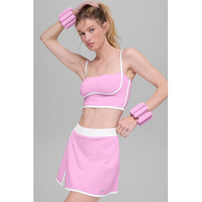 حمالة صدر مبسطة من Alo Yoga Airbrush - قلب كاندي وردي/أبيض in Kuwait