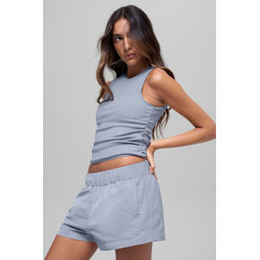 Alo Yoga Ribbed En Pointe Tank - Winter Frost in Kuwait