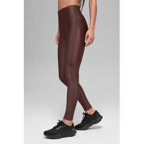 Alo Yoga Airlift High-Waist Mesh Infatuation Legging - Brownstone in Kuwait
