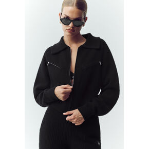 Alo Yoga Cashmere Radiate Jacket - Black in Kuwait