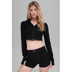 Alo Yoga Alosoft Sincere Fitted Jacket - Black in Kuwait