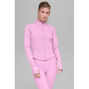 جاكيت Alo Yoga Airbrush Corset بسحاب كامل - كاندي هارت بينك in Kuwait