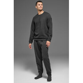 Alo Yoga Waffle Lounge Jogger - Anthracite in Kuwait