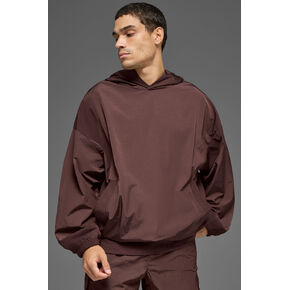 بلوفر ألو يوجا أكسيس بغطاء للرأس - بني ستون in Kuwait