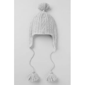 قبعة Alo Yoga Cable Knit Winter Bliss Earflap - رمادي منقط رياضي - رمادي منقط رياضي / مقاس واحد in Kuwait