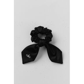 Alo Yoga Airlift Rhythm Scrunchie - أسود - أسود / مقاس واحد in Kuwait