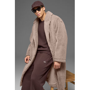 Alo Yoga Oversized Sherpa Trench - Chai Latte in Kuwait