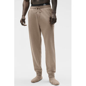 Alo Yoga Waffle Lounge Jogger - Gravel in Kuwait