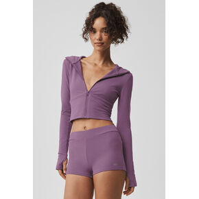Alo Yoga Sway Full Zip Hoodie - Plum Kiss in Kuwait