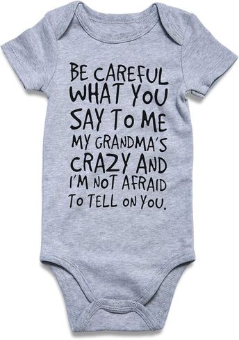 UNICOMIDEA بدلة للأطفال الأولاد والبنات مطبوع عليها حروف لحديثي الولادة بأكمام قصيرة من 0 إلى 12 شهرًا in Kuwait