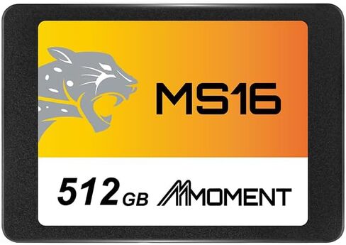 MMOMENT 512GB 2.5 بوصة SATA III 6 جيجابايت/ثانية محرك أقراص الحالة الصلبة الداخلي SSD (قراءة تصل إلى 550 ميجابايت/ثانية) متوافق مع الكمبيوتر المكتبي in Kuwait