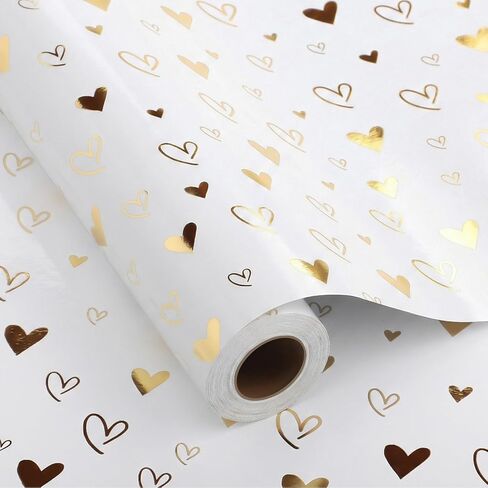 woric Birthday Wrapping Paper Roll 17 Inch x 33 Feet Colorful Foil Happy Birthday Lettering Candles Gift Wrapping Paper for Baby Shower Holiday Party in Saudi Arabia