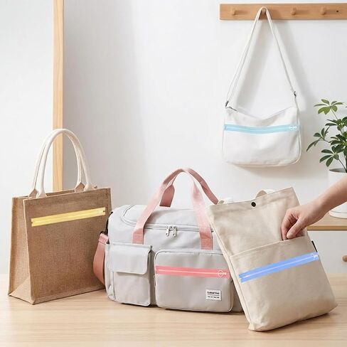 سحابات راتنج نايلون 10 مساءً ، سحابات الخياطة مع سحب الحلقة ، سحاب بلاستيكي ، مستلزمات ملونة سحابية ملونة لأكياس ملابس الخياطة المصممة DIY (13 بوصة) in Kuwait