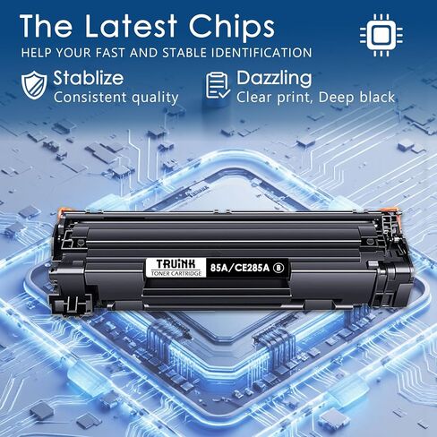 85A Toner Cartridge 1-Pack Replace for HP 85A | CE285A الحبر متوافق مع HP PRO P1109W P1102W M1219NF M1217NFW M1212NF M1139 M1138 M1132 PRINTER INK. (1 أسود) in Kuwait