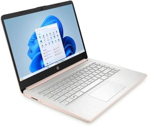 كمبيوتر محمول HP 14 رفيع محمول للطلاب 2026، شاشة 14 بوصة عالية الدقة، Intel N150، ذاكرة وصول عشوائي 16 جيجابايت، تخزين 256 جيجابايت (128 جيجابايت UFS + 128 جيجابايت microSD)، سنة واحدة Office 365 1 تيرابايت كلاود، واي فاي 6، HDMI، محطة إرساء، كاميرا ويب،  in Kuwait