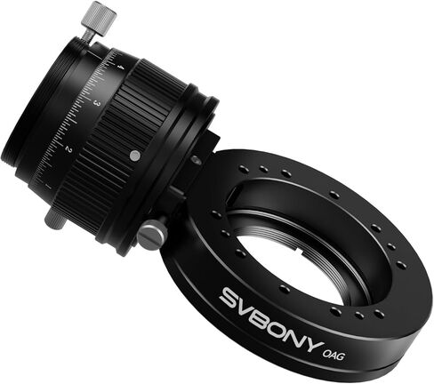 موجه SVBONY SV238 خارج المحور مع مجموعة أدراج مرشح M54-M48، منشور كبير لعلم الفلك OAG مقاس 8 × 14 مم، بؤرة حلزونية مزدوجة، حاملات مغناطيسية مزدوجة لمرشحات 2 بوصة مثبتة، لتناسب الكاميرا الرئيسية APS-C بدقة in Kuwait