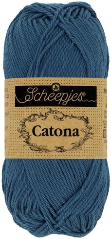 Scheepjes Yarn Catona 50 Gram (162 - Black Coffee) in Saudi Arabia