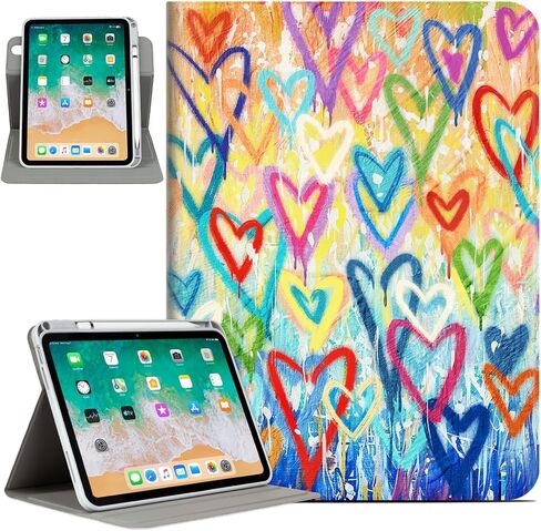 حافظة دوارة لجهاز iPad (A16) الجيل الحادي عشر، حافظة iPad الجيل العاشر مع حامل أقلام دوارة 360 درجة لجهاز ipad a16 10th/11th، حافظة متعددة الزوايا، حامل قابل للتعديل، إيقاظ تلقائي، نوم ليلي مليء بالنجوم in Kuwait