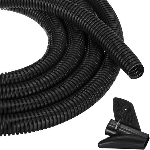 MECCANIXITY 5/8 Inch 20ft Split Wire Loom Tubing, Flexible Cord Protectors with Installation Tool Cable Management Sleeve Conduits Cover for Office Home Electrical Automotive Wires, Red in Saudi Arabia
