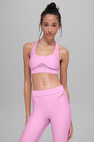 Alo Yoga Airlift Rebel Bra - Candy Heart Pink in Saudi Arabia