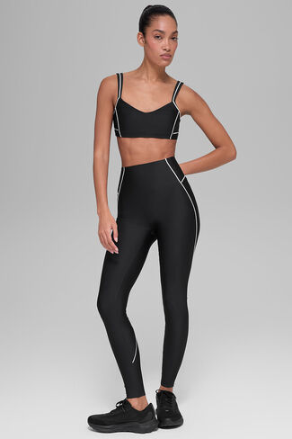 حمالة صدر يوجا ايرليفت هافن من ألو - أسود/أبيض in Kuwait