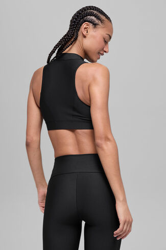 حمالة صدر Alo Yoga Airlift Mesh Infatuation - أسود in Kuwait