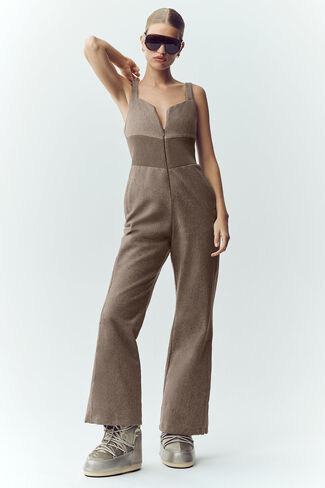 مريلة ألو يوجا من مزيج الصوف على شكل أرنب - هيذر كاكاو جبال الألب in Kuwait