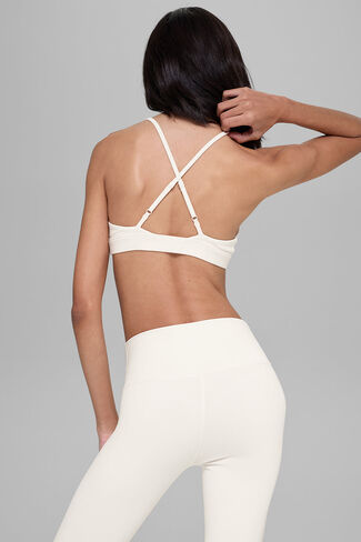 حمالة صدر ألو يوجا سبلندور - عاجي/أسود in Kuwait