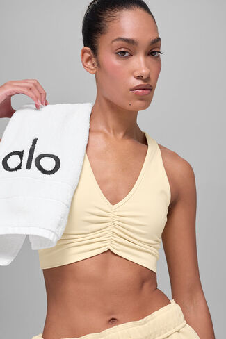 حمالة صدر يوجا وايلد ثينج من ألو - أصفر على شكل ضوء الشموع in Kuwait