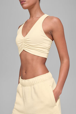 حمالة صدر يوجا وايلد ثينج من ألو - أصفر على شكل ضوء الشموع in Kuwait