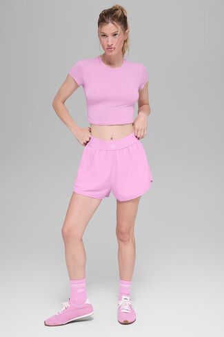 Alo Yoga Match Point Short - Candy Heart Pink in Saudi Arabia