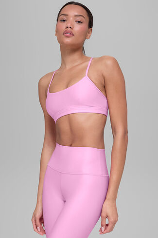 حمالة صدر Alo Yoga Airlift Intrigue - كاندي هارت بينك in Kuwait