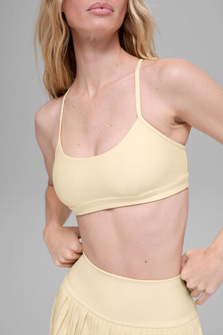 حمالة صدر يوجا إيرليفت إنتريجو من ألو - أصفر على شكل ضوء الشموع in Kuwait