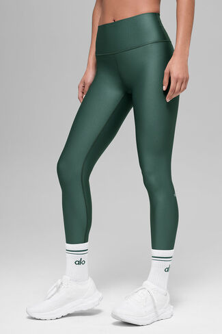 Alo Yoga 7/8 High-Waist Airlift Legging - Clover Green in Saudi Arabia