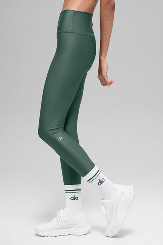 Alo Yoga High-Waist Airlift Legging - Clover Green in Kuwait