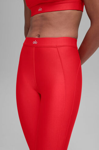 Alo Yoga Airlift High-Waist Ignite 7/8 Legging - Bright Red in Saudi Arabia